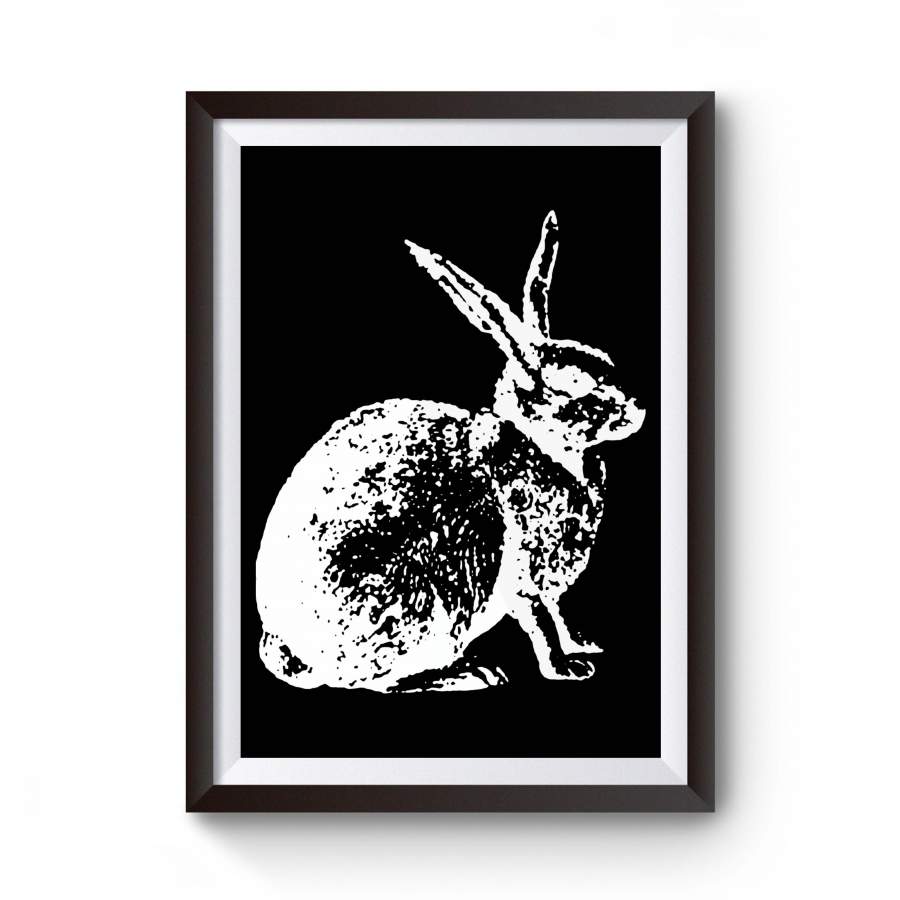 Rabbit Graphic Sister Gift Poster