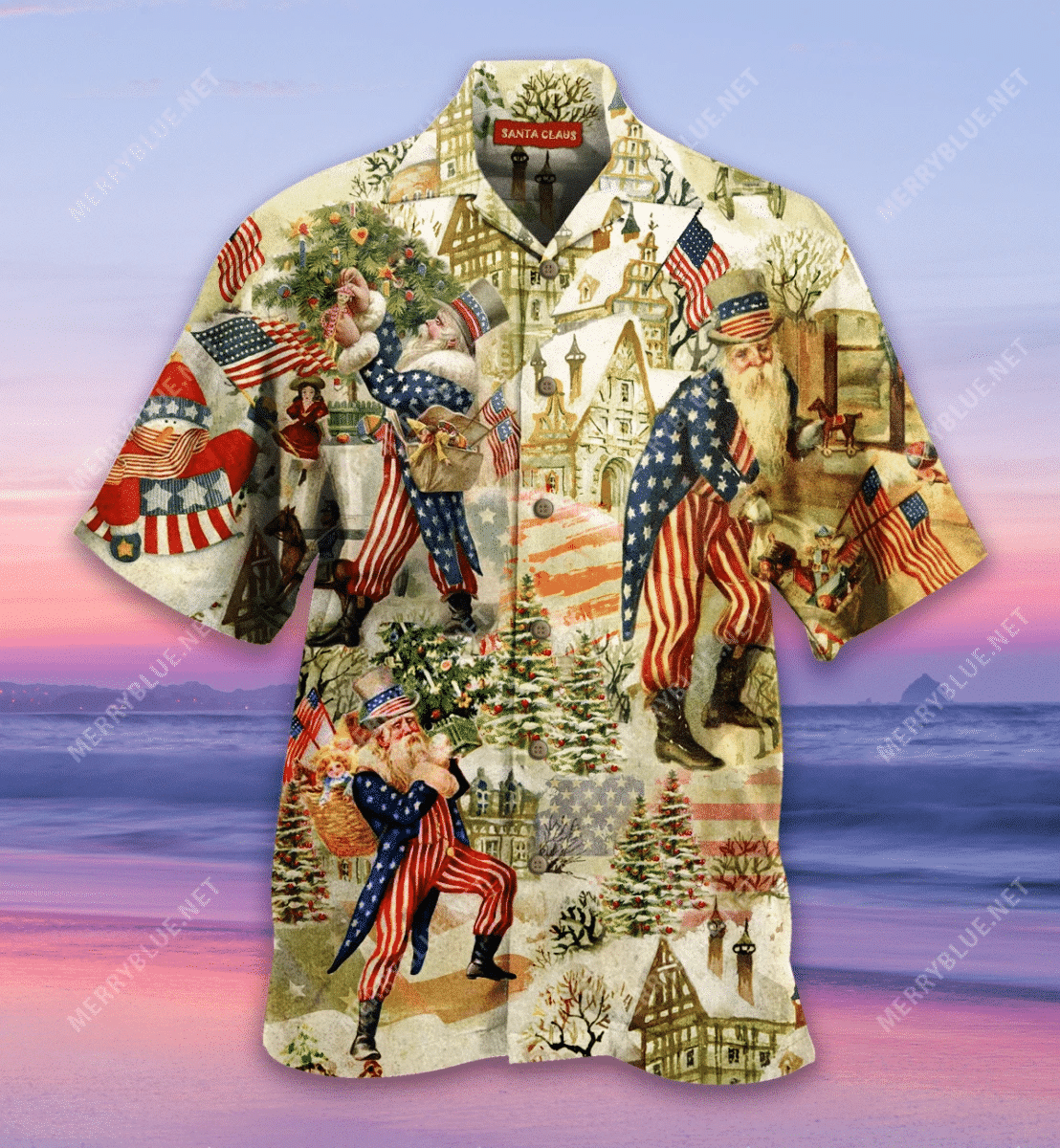 Shop From 1000 Unique I Heard You Coming Santa Claus Unisex Hawaii Shirt Ha44304