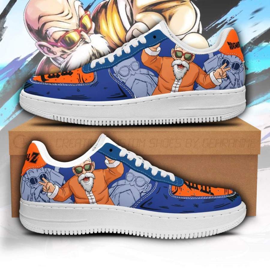 Master Roshi Air Sneakers Custom Dragon Ball Anime Shoes Fan Gift PT05