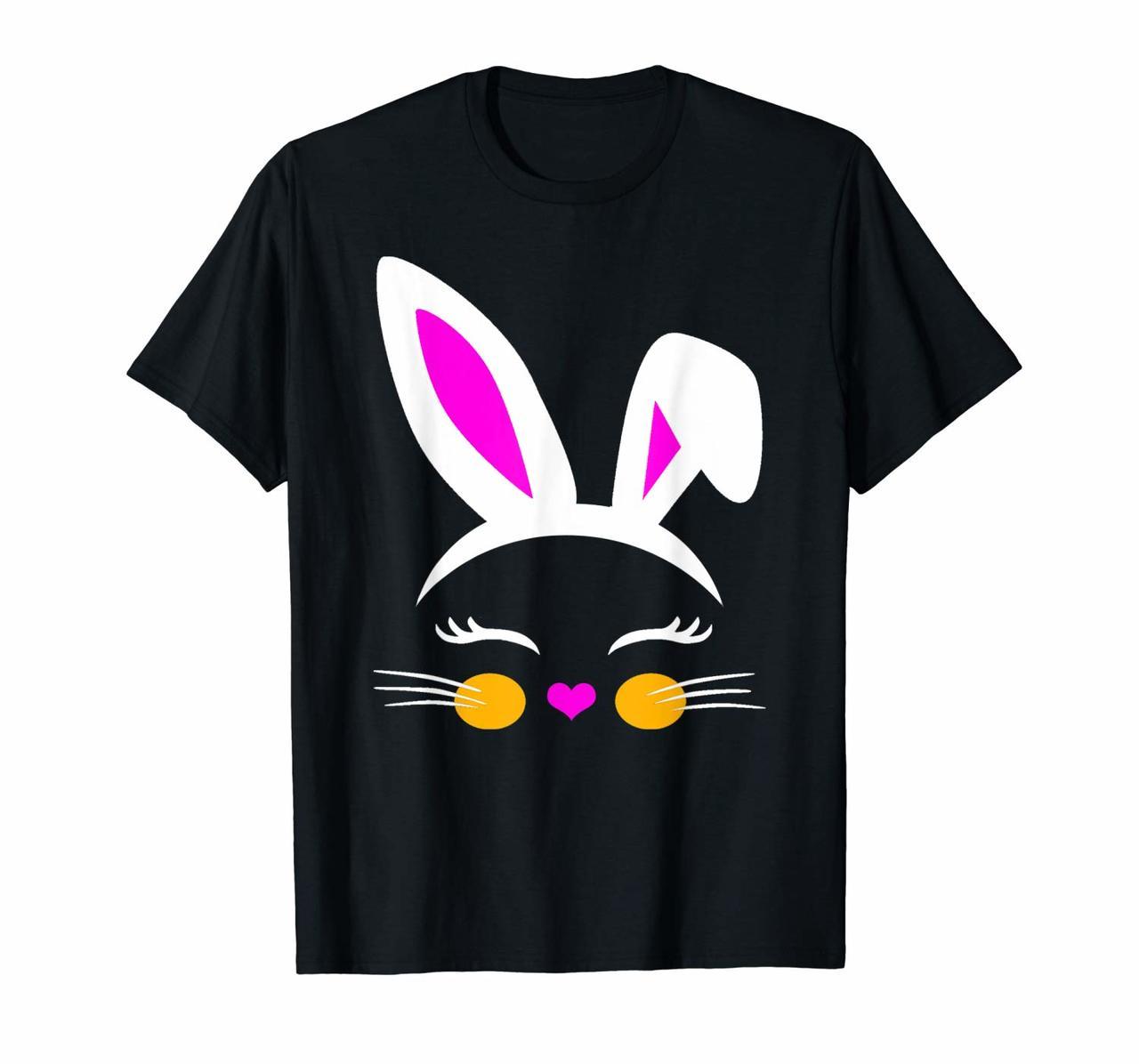 Cute Easter Bunny T Shirt Gift For Teen Tween Little Girl