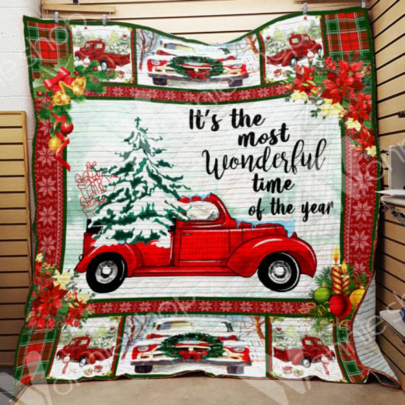 Red Truck Christmas Blanket OTC2902 87O56