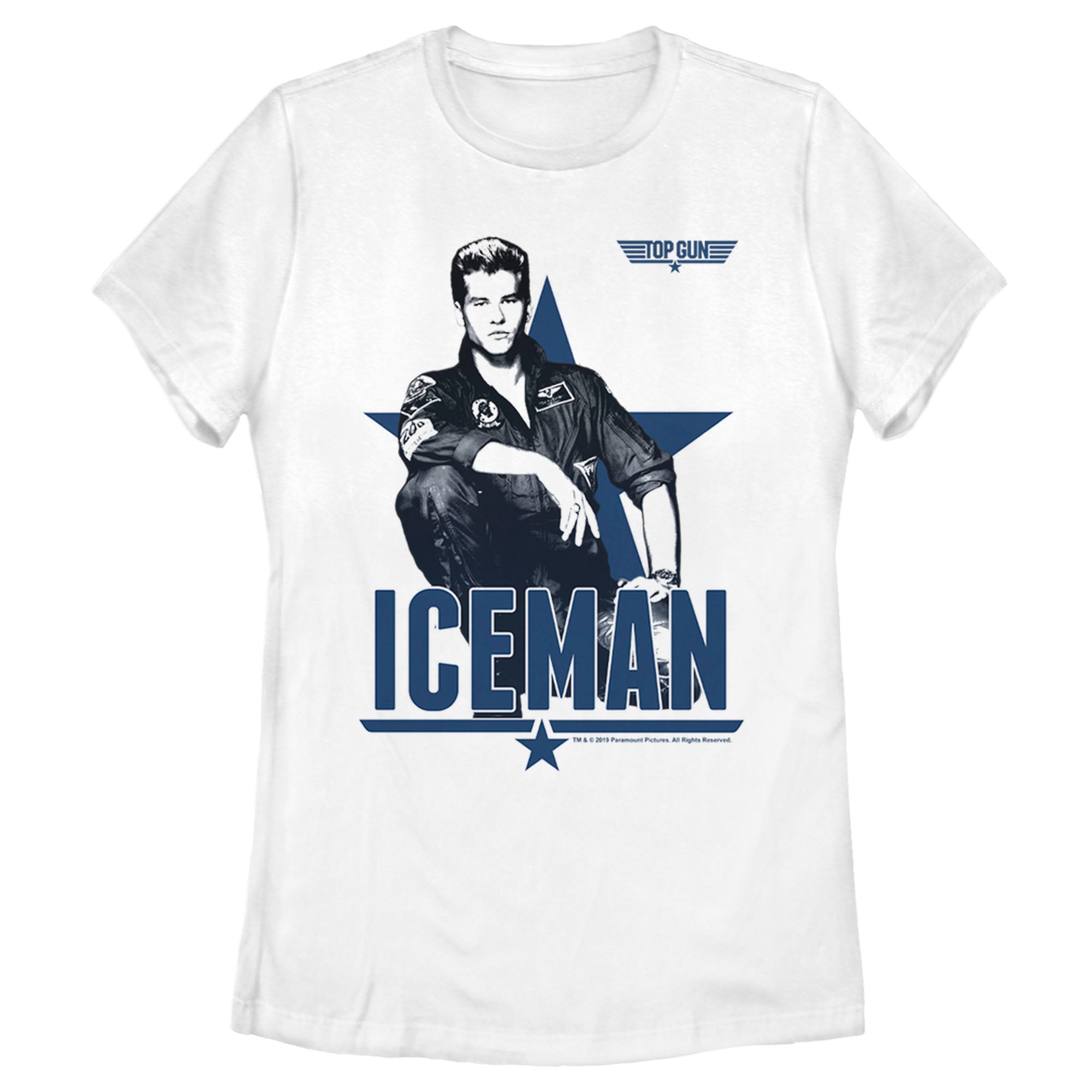 Women’S Top Gun Iceman Sketch T-Shirt