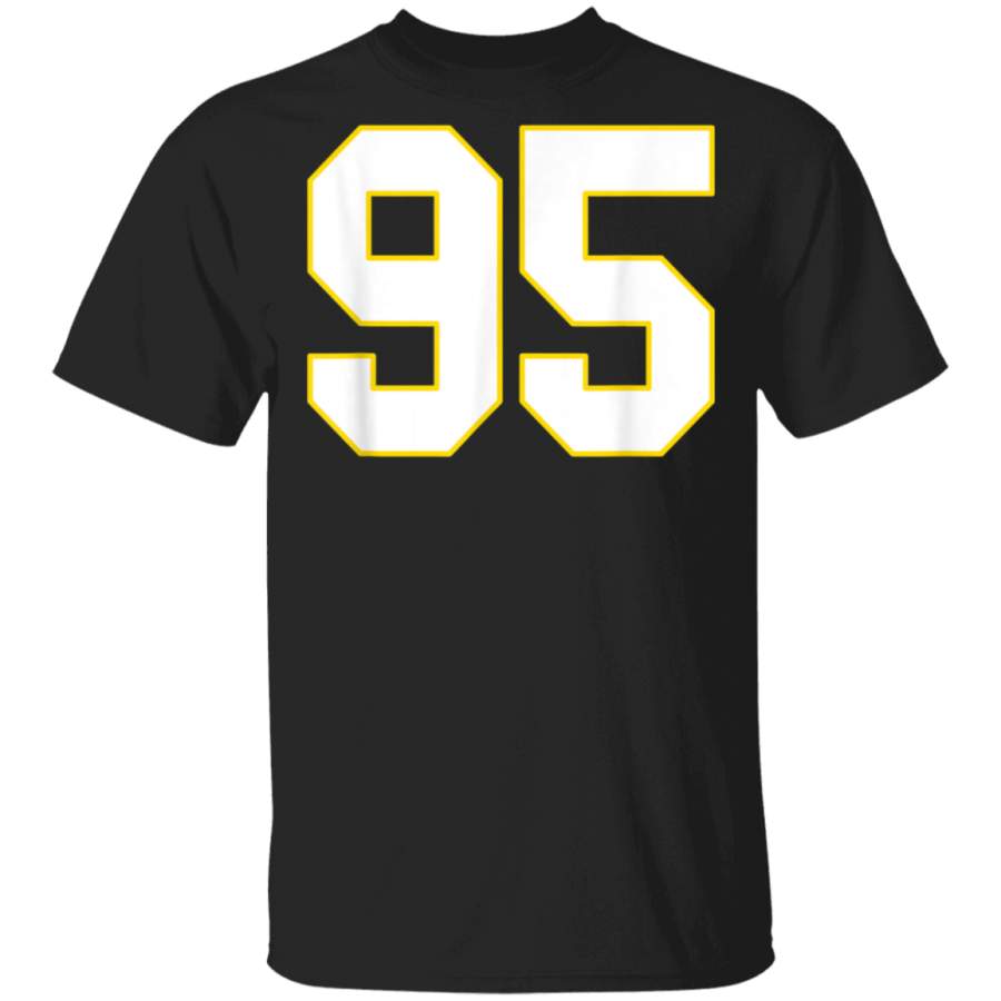 Number 95 Tshirt  Kansas City Football TShirt