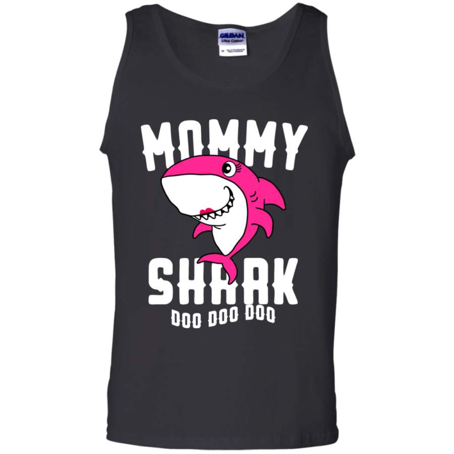 AGR Mommy Shark Hoodie Mother Grandma Halloween Christmas Unisex Tank Top