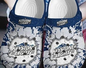 Amazing Keystone Light Break The Wall Clogs Shoes