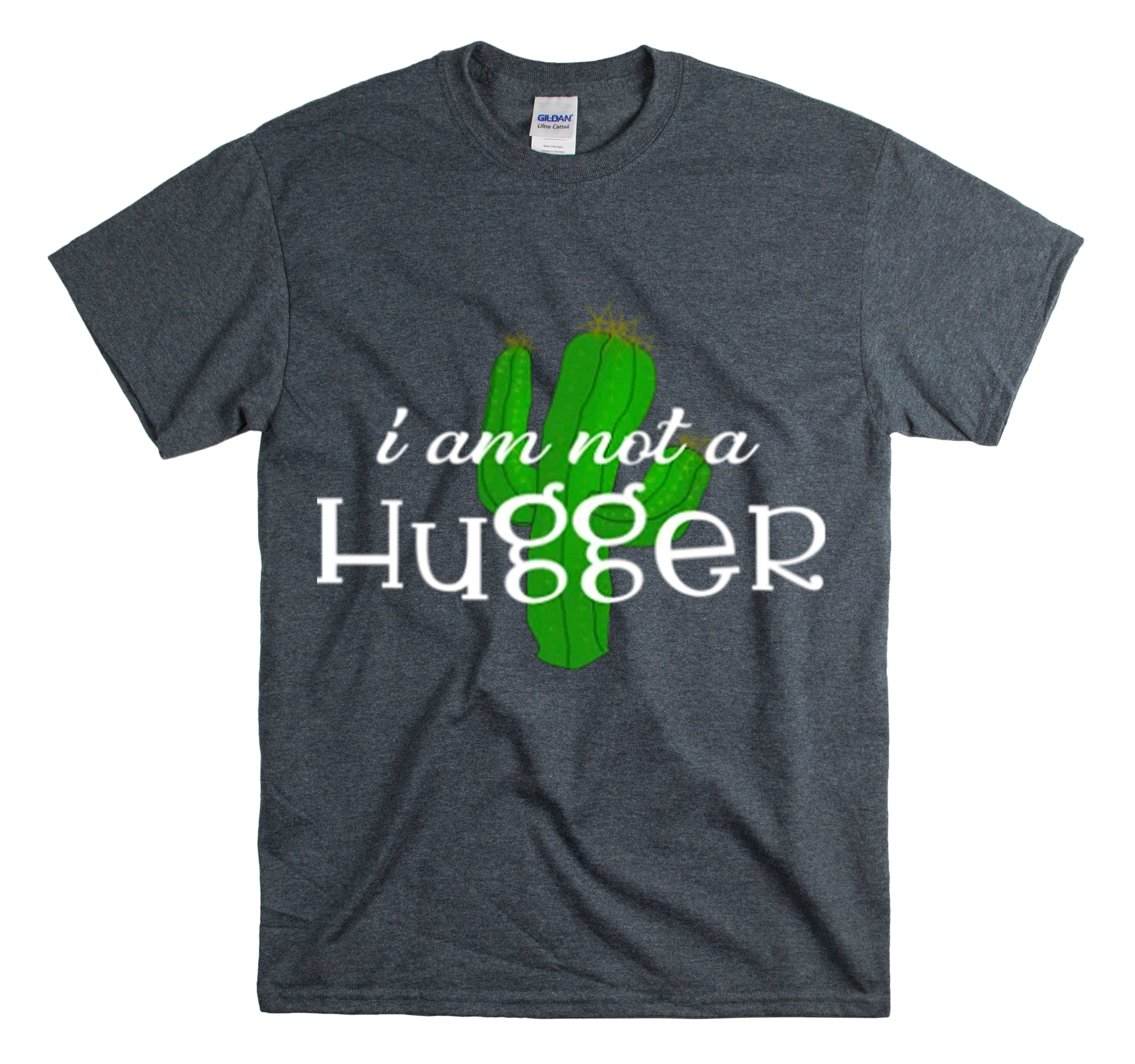 Shirt Funny I Am Not A Hugger Personal Boundaries Introverted T-Shirt Unisex Heavy Cotton Tee