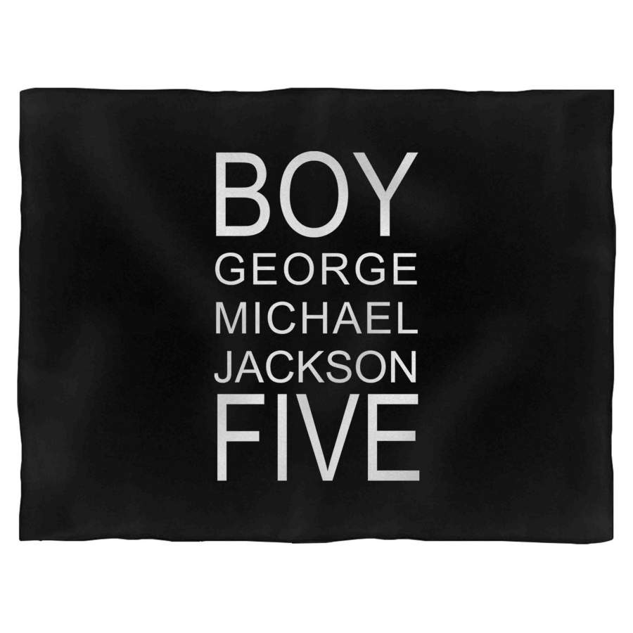 Ultimate Band Boy George Michael Jackson Five Blanket