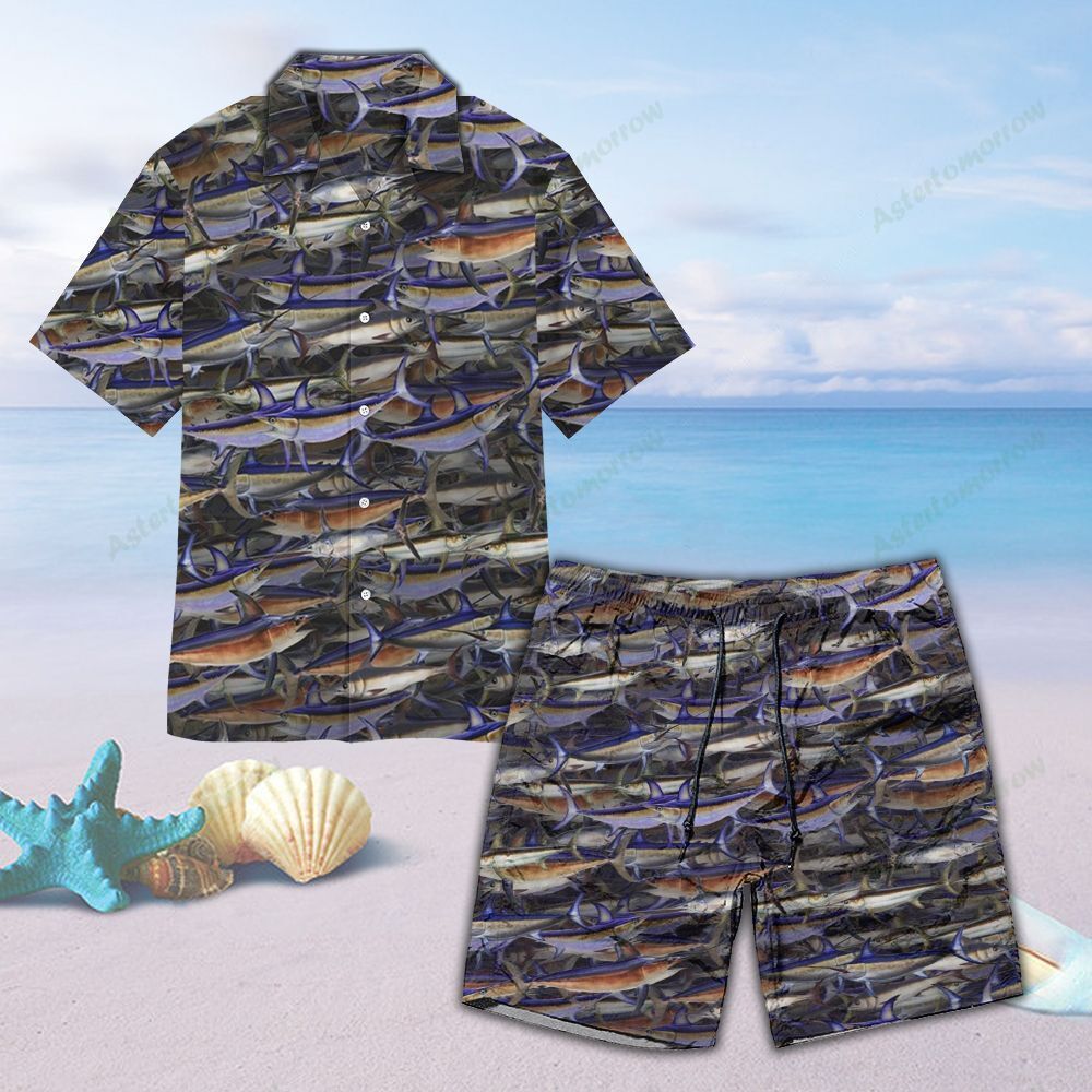 Swordfish Unisex Hawaiian Shirt Beach Short Ha60111