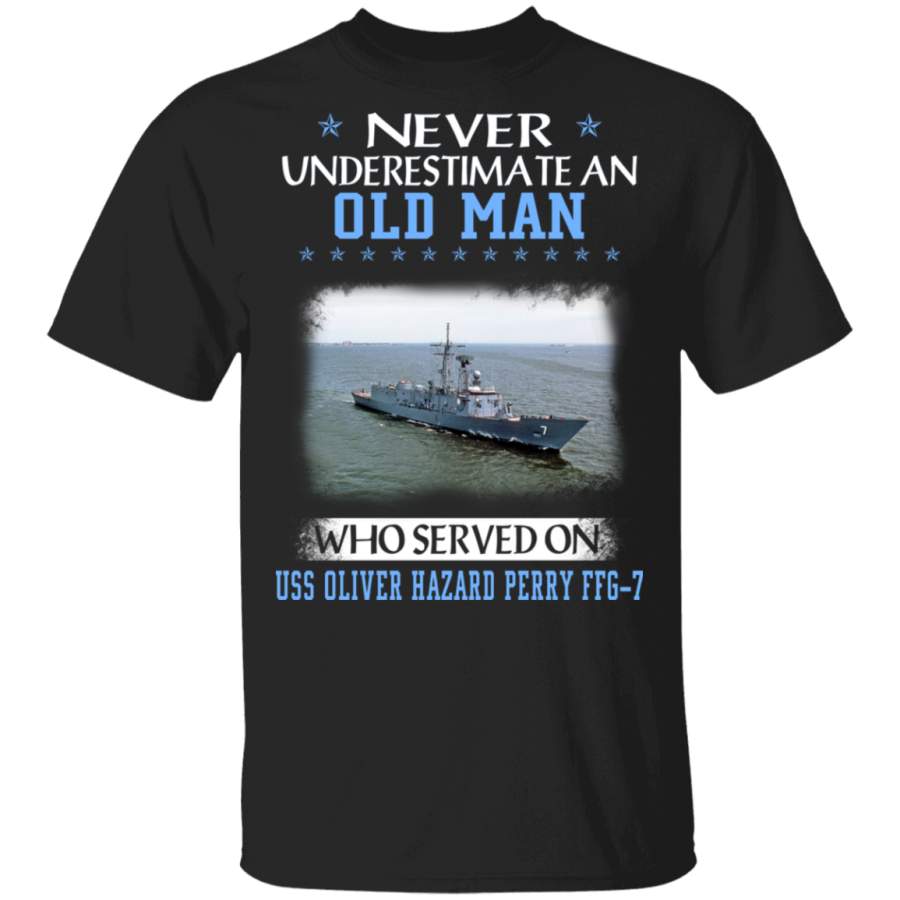 USS Oliver Hazard Perry FFG-7 Veterans Day Christmas Gift T-Shirt