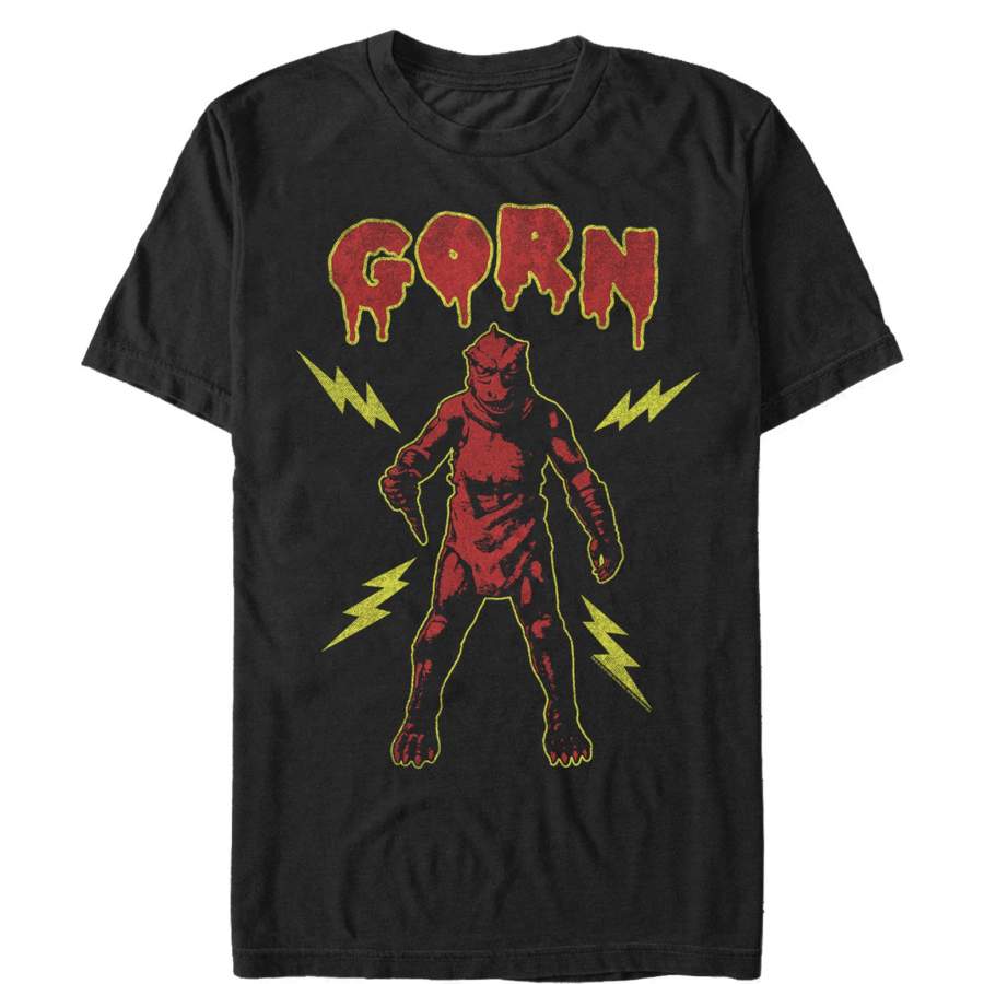 Star Trek Men’s Gorn Alien Lightning Pose  T Shirt