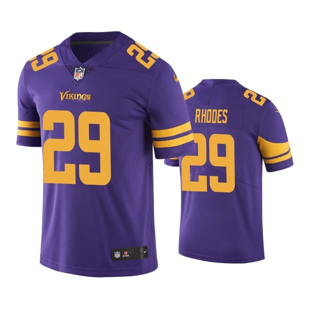 Minnesota Vikings Xavier Rhodes Purple Color Rush Limited 3D Jersey