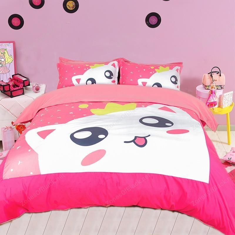 Cute Cat Kitten 3D Printed Duvet Cover Set Soft Duvet Cover