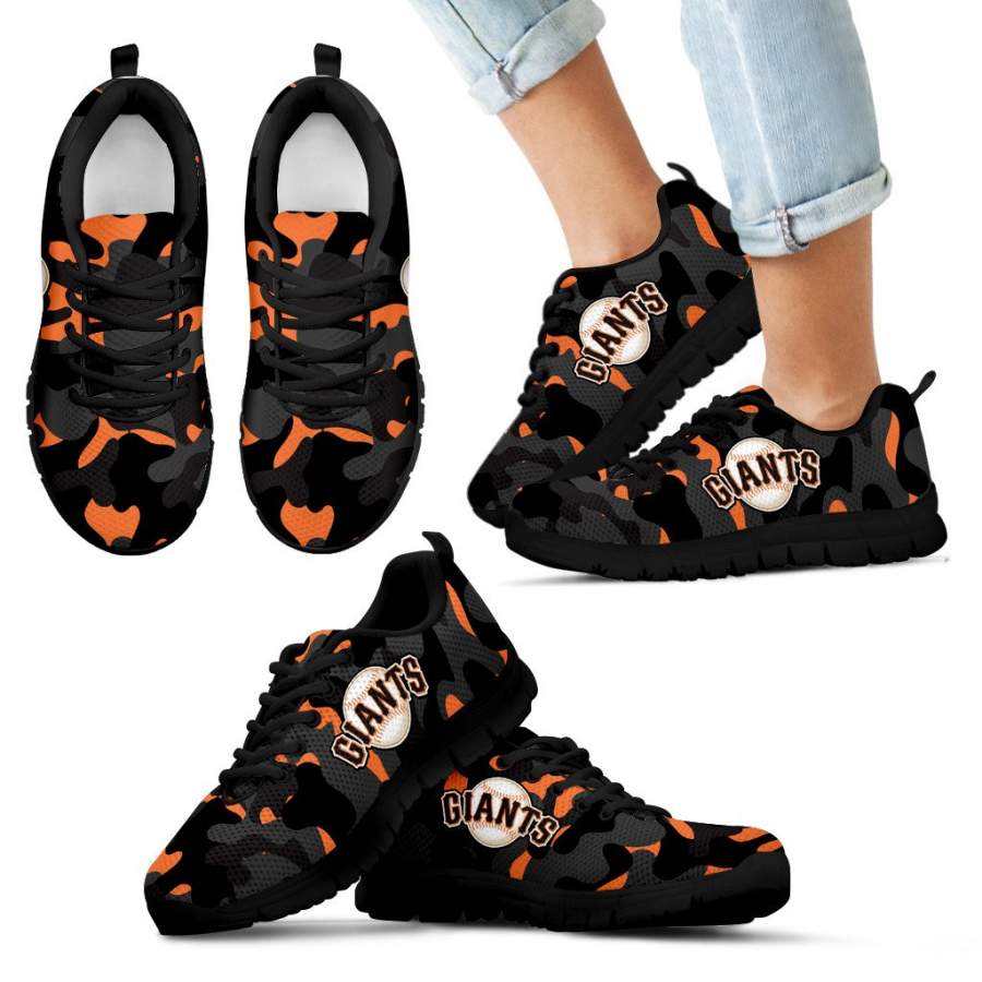 Military Background Energetic San Francisco Giants Sneakers