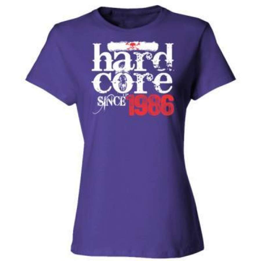 AGR Hard Core Since 1986 – Ladies’ Cotton T-Shirt