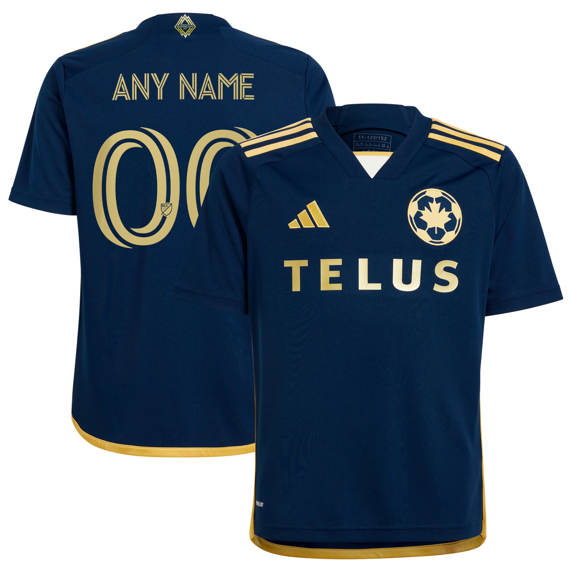 Vancouver Whitecaps FC Youth 2024 The 50 Replica Custom Jersey – Navy