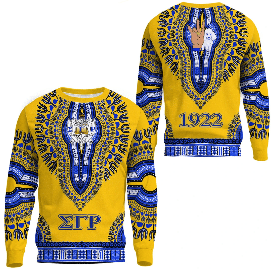 Africa Zone Sweatshirt – Sigma Gamma Rho Dashiki Sweatshirts A31