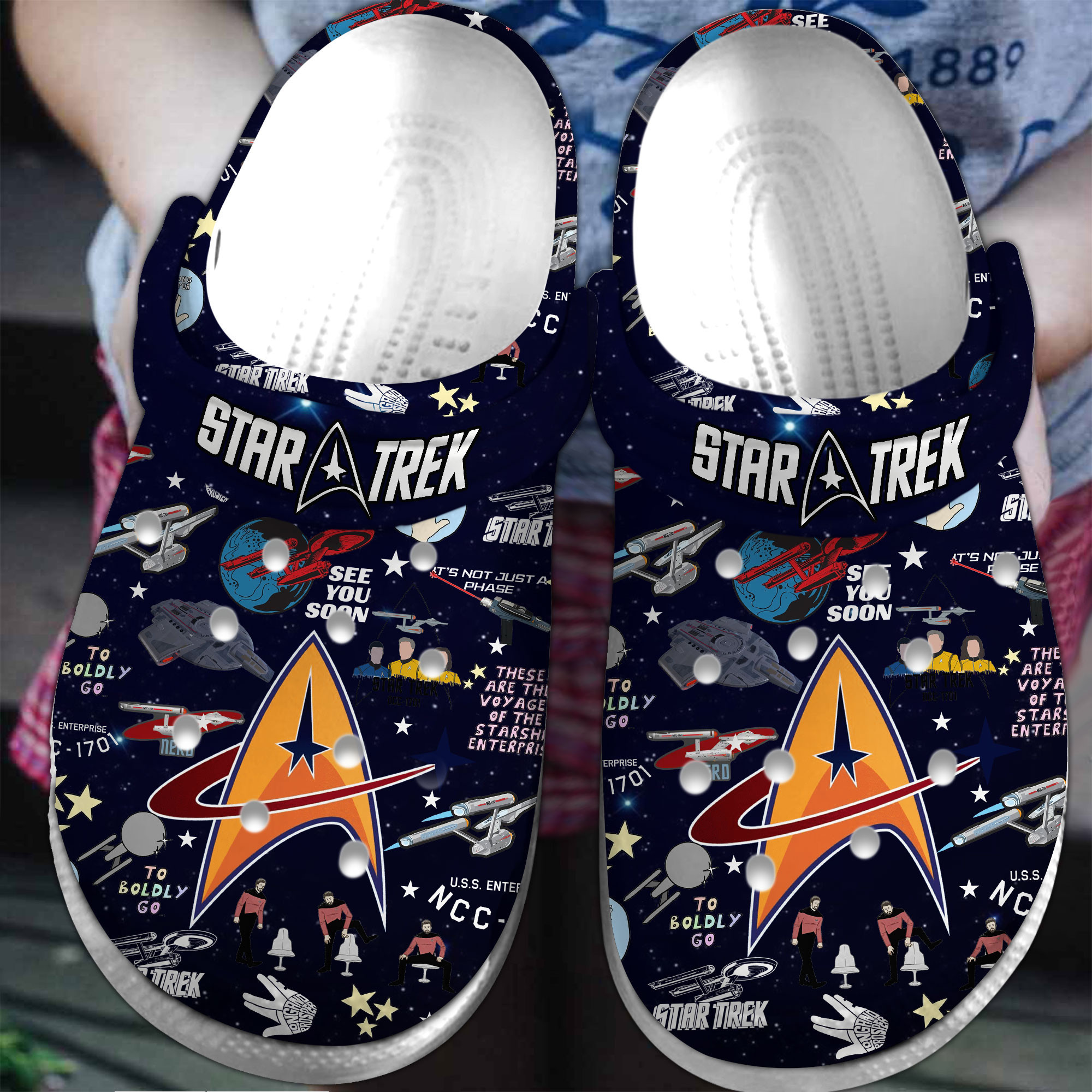 Premium Star Trek Movie Crocs Crocband Clogs Shoes Comfortable For Men Women and Kids 2