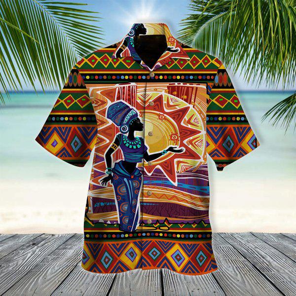 African Woman Hawaii Shirt For Men Women Ha40147