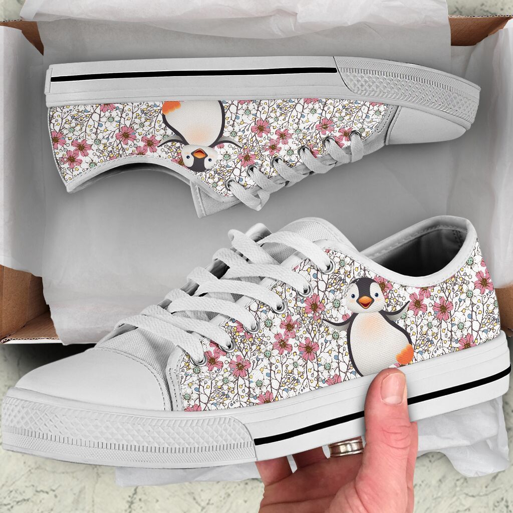 Penguin Flower Low Top Shoes