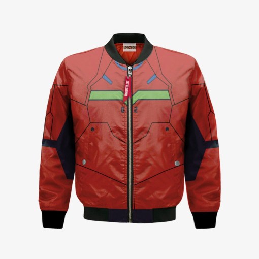 Asuka Langley Soryu 3D Bomber Jacket Custom Neon Genesis Evangelion ...