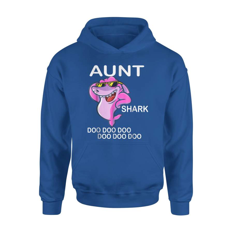 Aunt Shark Doo Doo Doo Hoodie