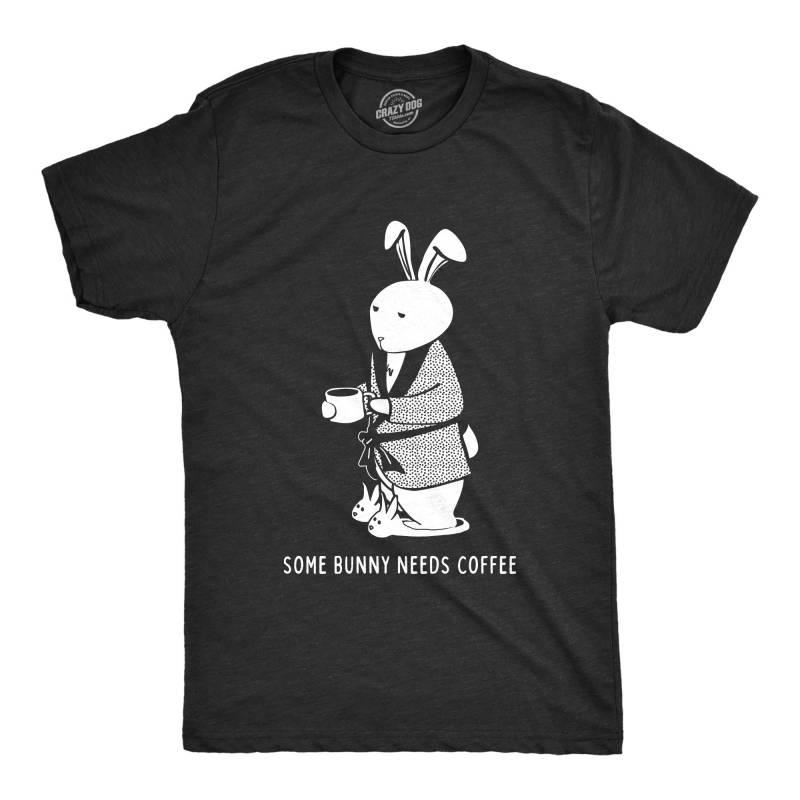 Some Bunny Needs Coffee Men’s Tshirt