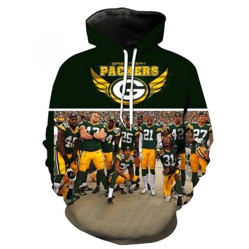 Green Bay Packers Awesome Green Pullover And Zippered Hoodies  Green Bay Packers  3d Hoodie  Hoodie For Men For Women Best Trending Gift Personalize