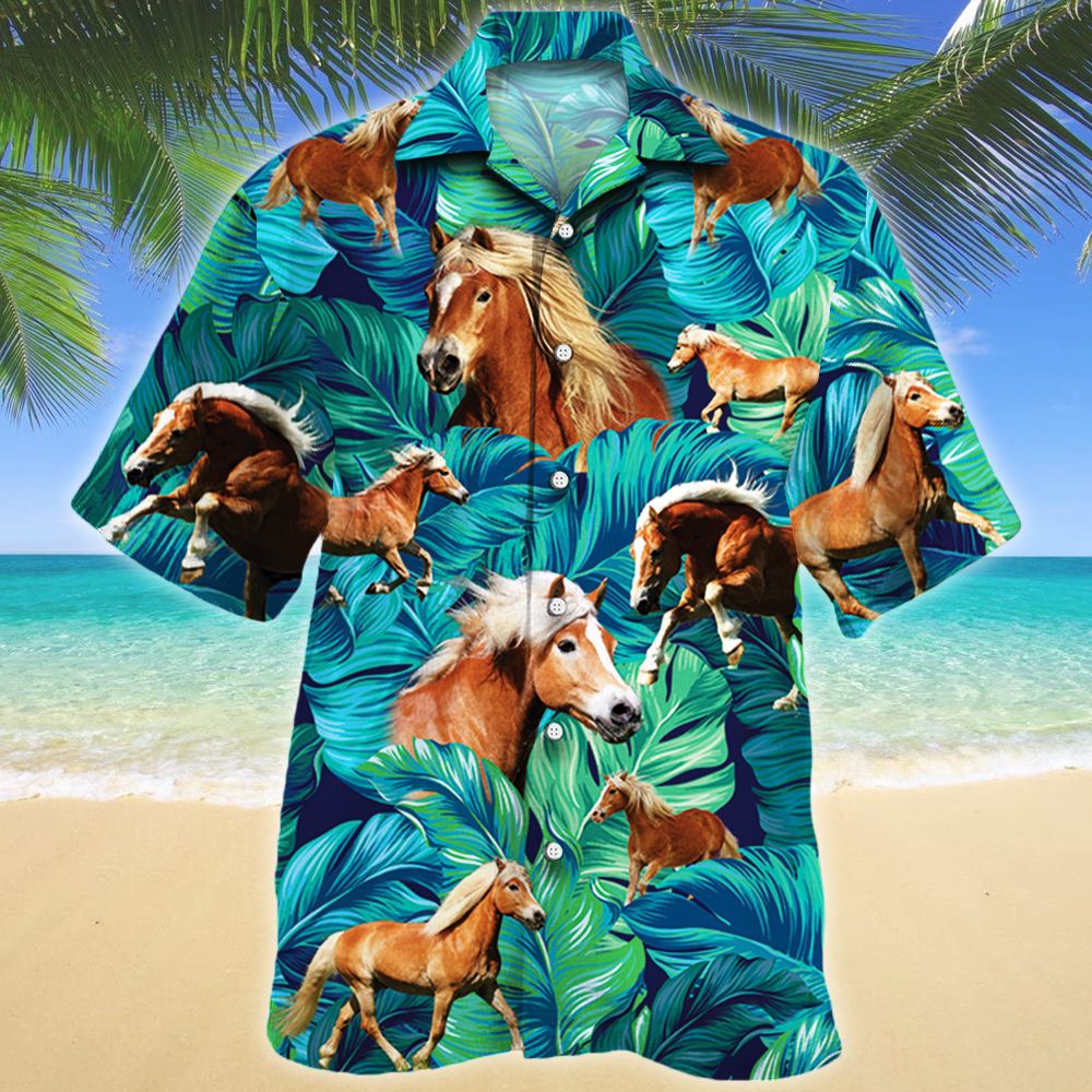 Haflinger Horse Lovers Hawaiian Shirt For Aloha Ha61679