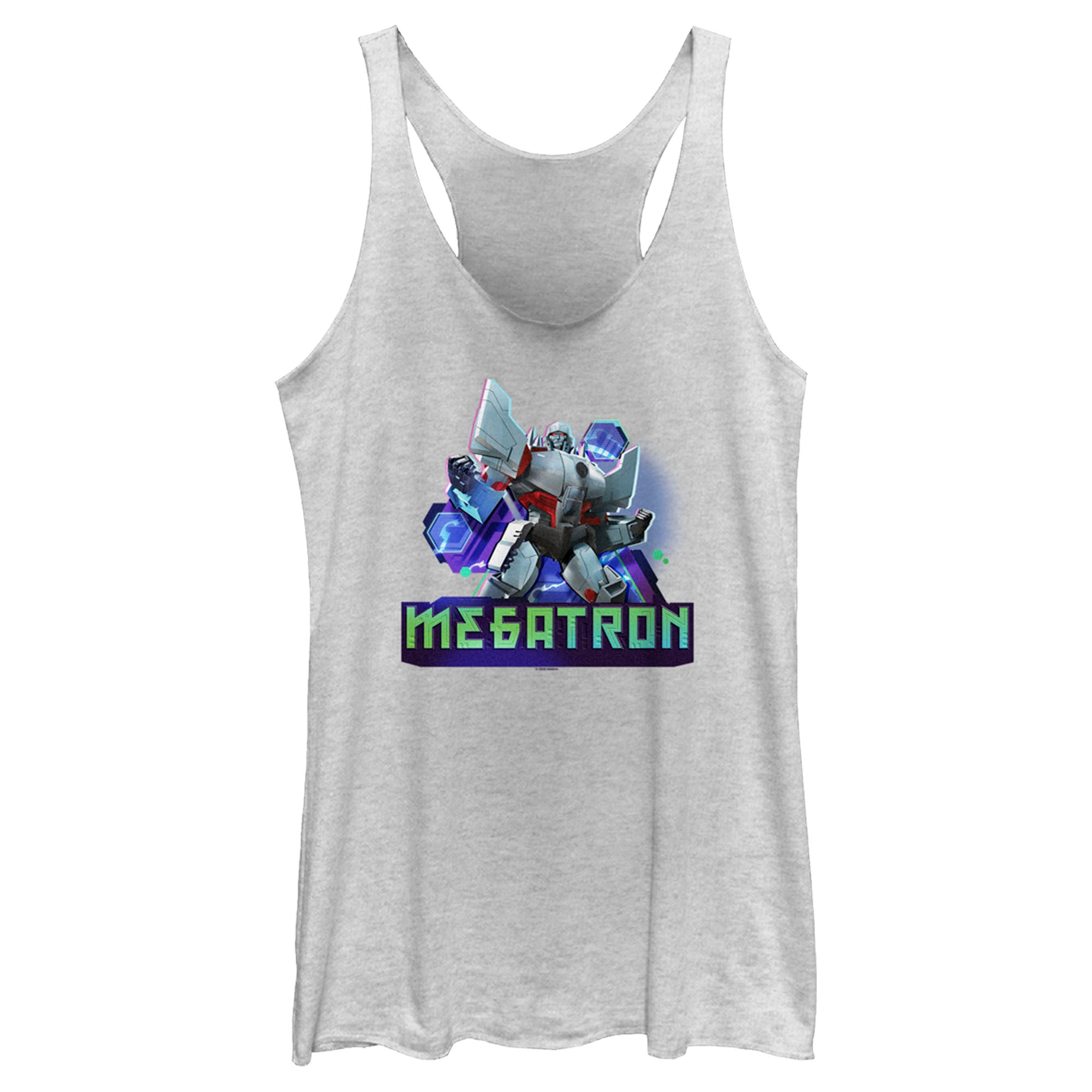 Women’S Transformers: Earthspark Megatron Badge Racerback Tank Top