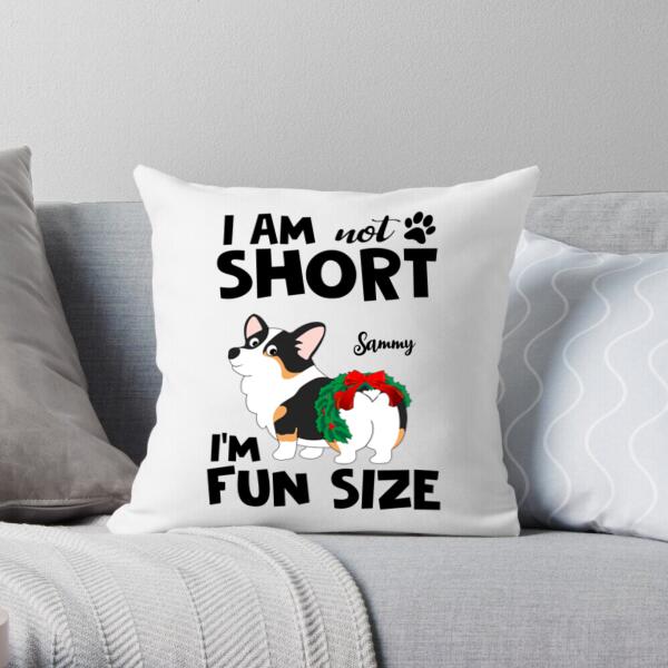 Personalized Dog On Pillow – Cool Christmas Gifts For Dog Lovers – Up To 3 Dogs