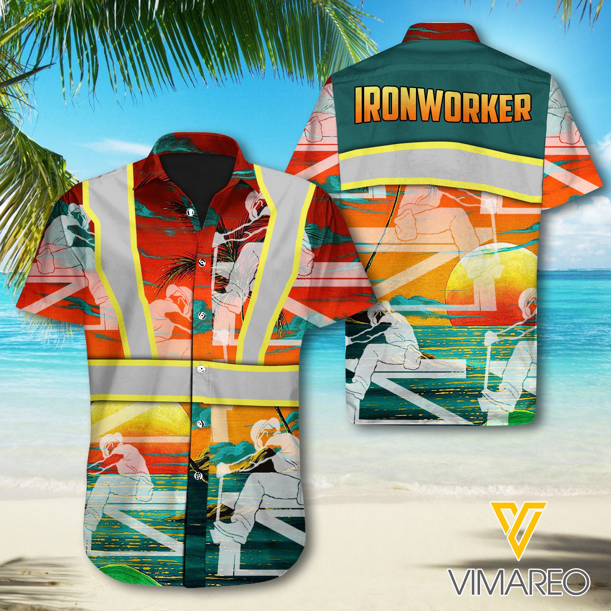 Ironworker Art Printed Hawaiian Shirt Mq Ha108603