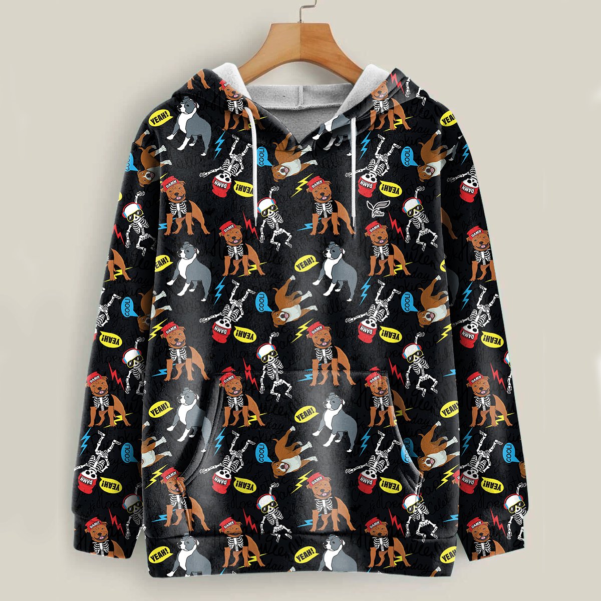 It’S Showtime – Staffordshire Bull Terrier Halloween Hoodie