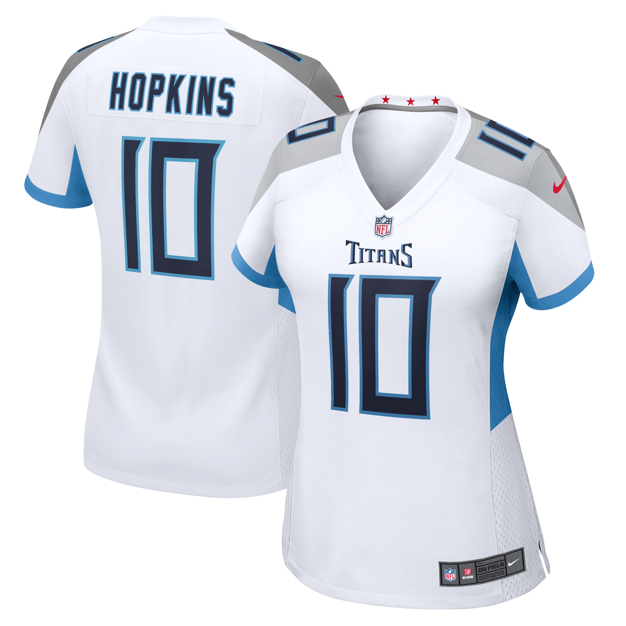 Women’s Tennessee Titans DeAndre Hopkins White Game Jersey