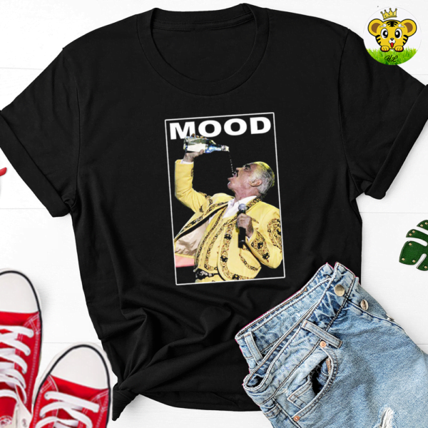 Vicente Fernandez Chente Drinking Tequila Mood Graphic Tee T-Shirt