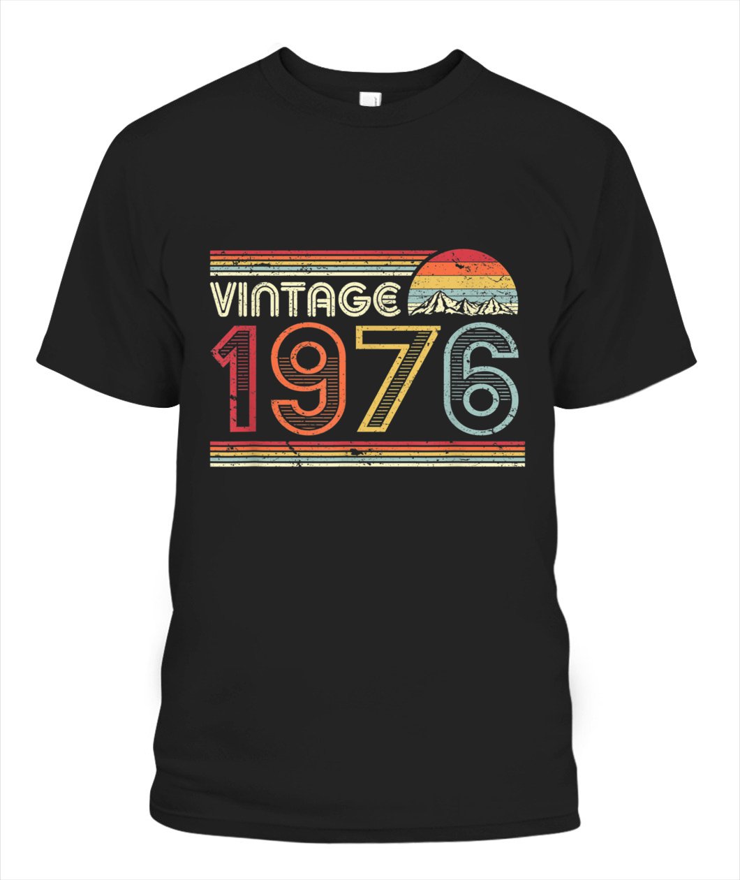 1976 Vintage Birthday Gift Tee Retro Style Customize Any Ideas, Personalized T-shirt, Hoodie Adult, Kid, Unisex