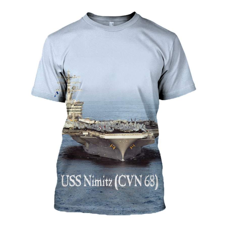 USS Nimitz CVN 68 3d T-Shirt