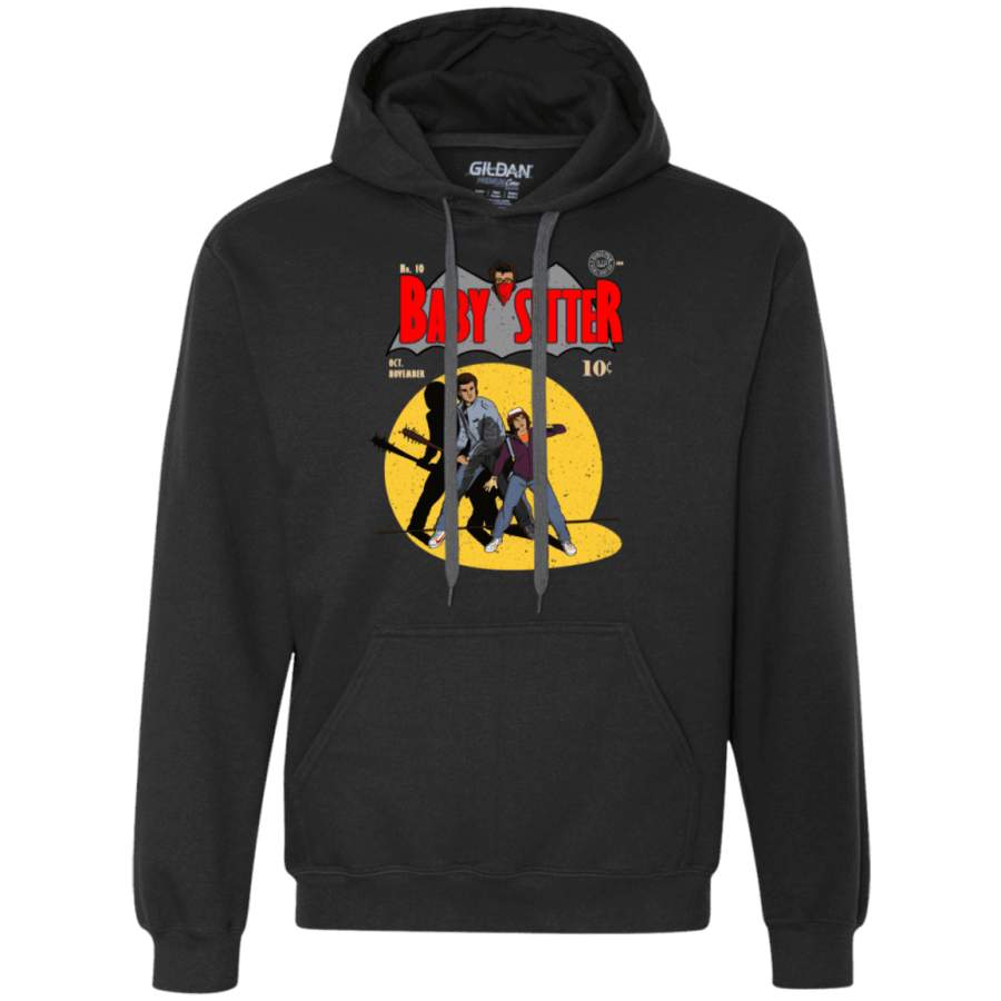 Babysitter Batman Premium Fleece Hoodie