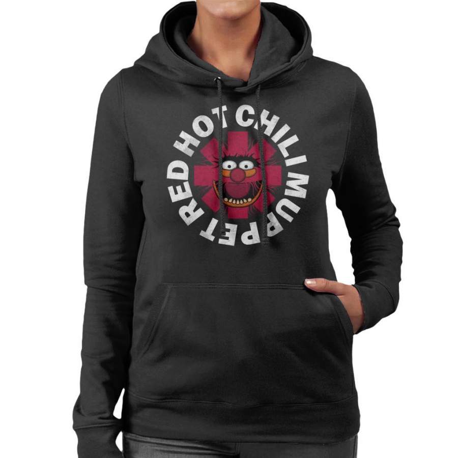 Red Hot Chilli Muppet Animal Women’s Hooded Sweatshirt