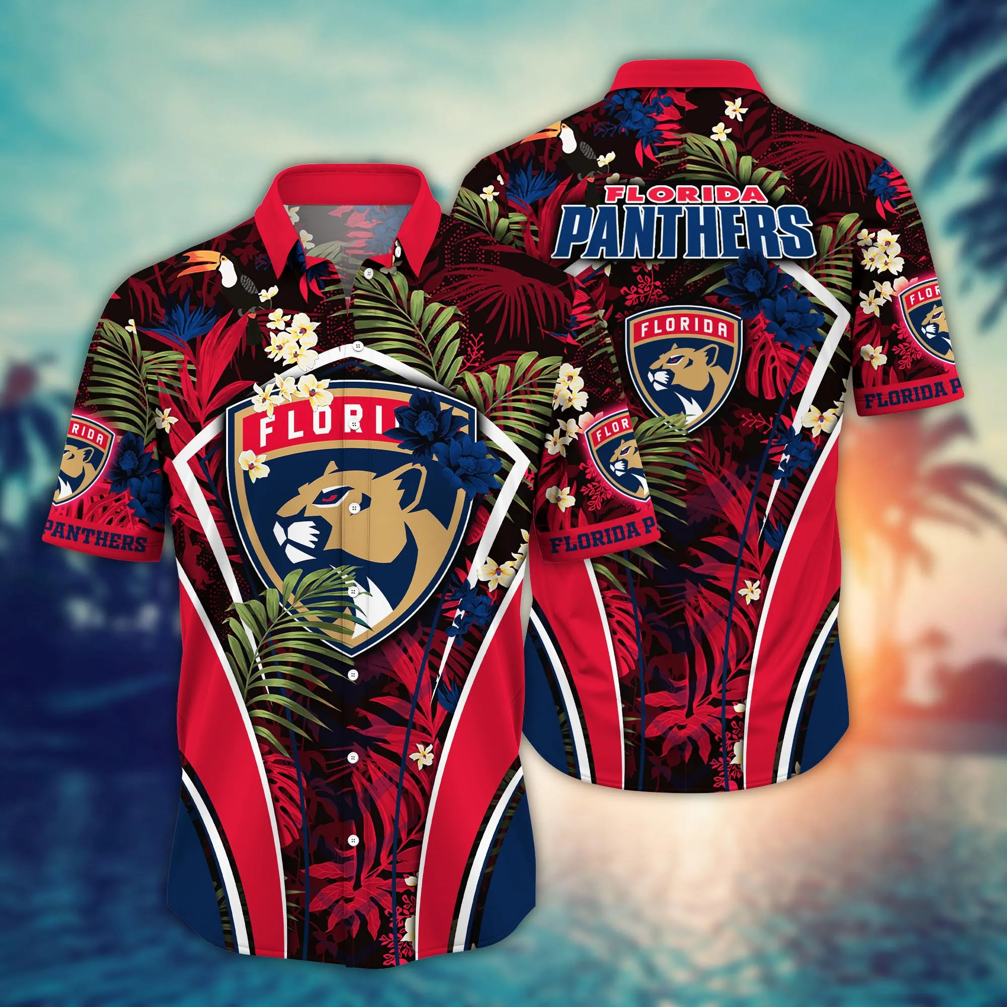 Florida Panthers Nhl Hawaiian Shirt Beach Season Aloha Shirt