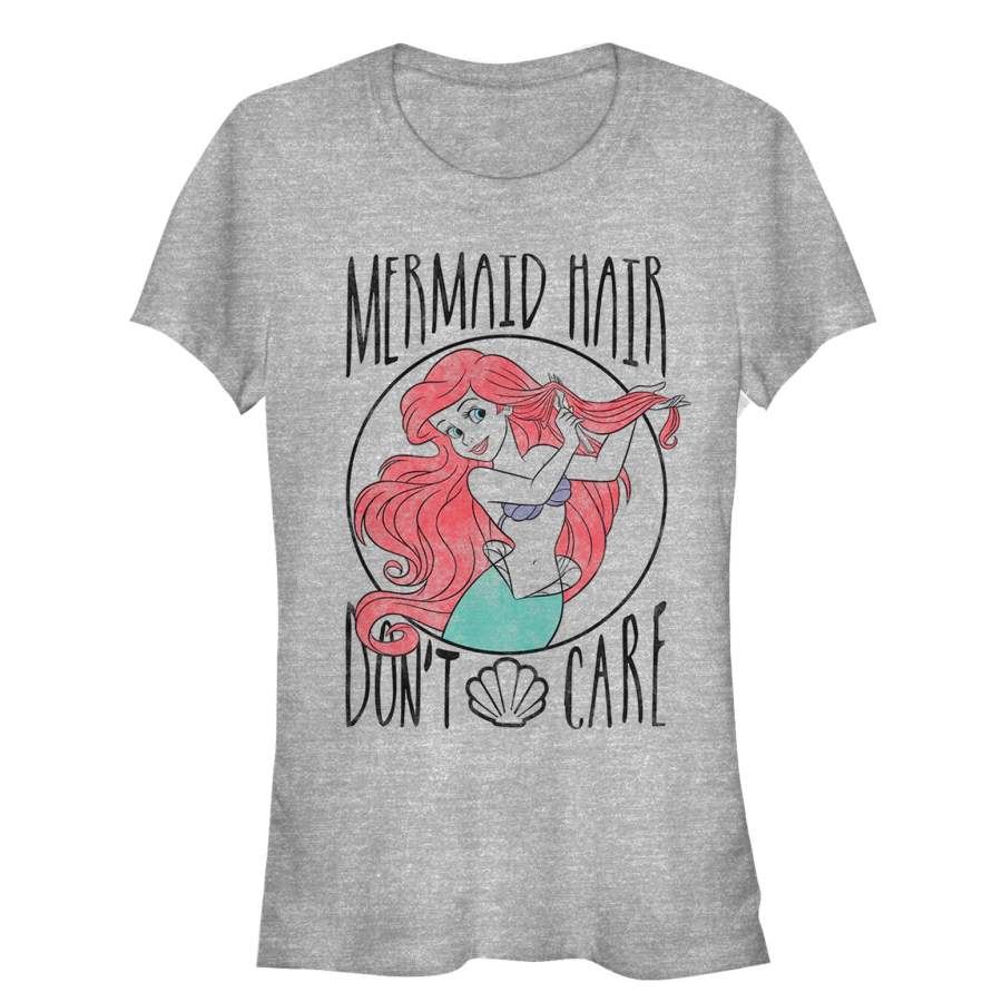 The Little Mermaid Junior’s Ariel Hair Don’t Care  T Shirt