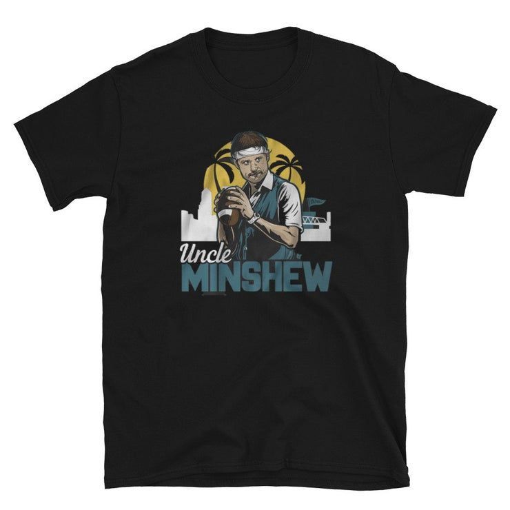 Jacksonville Jaguars Uncle Minshew Gardner Minshew Uncle Rico Black Shirt