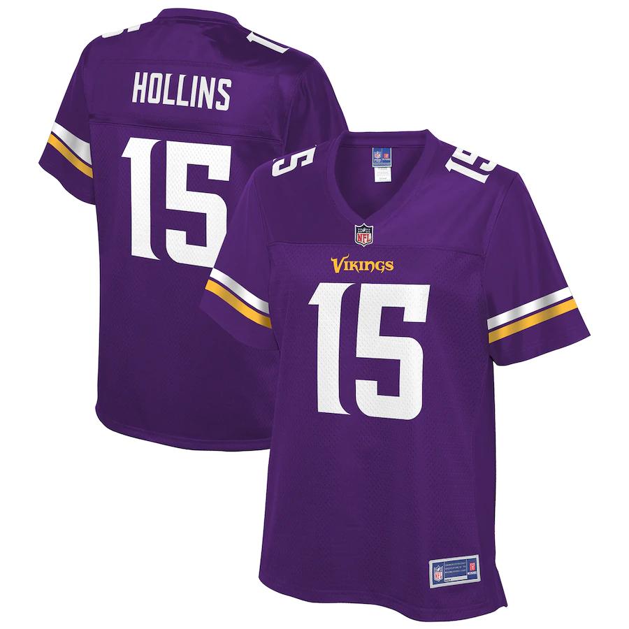 Alexander Hollins Minnesota Vikings NFL Pro Line Womens Player Jersey – Purple