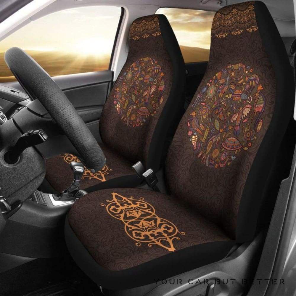 Aboriginal Animals Car Seat Cover A0 174717