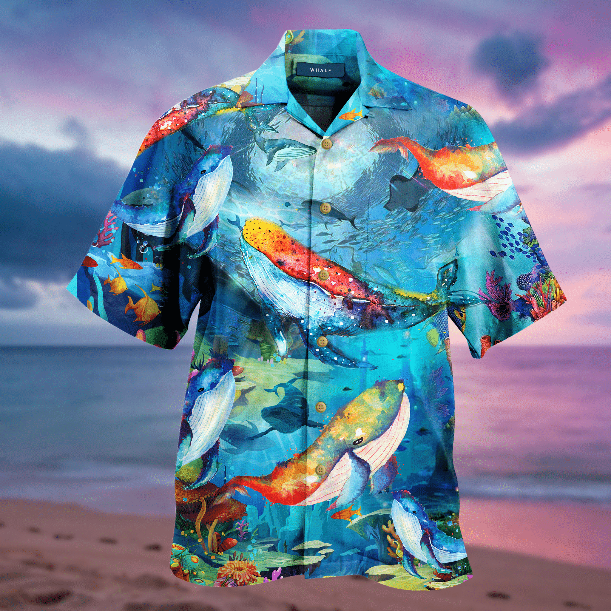 Eddora™ Amazing Whale Hawaiian Shirt – TD668