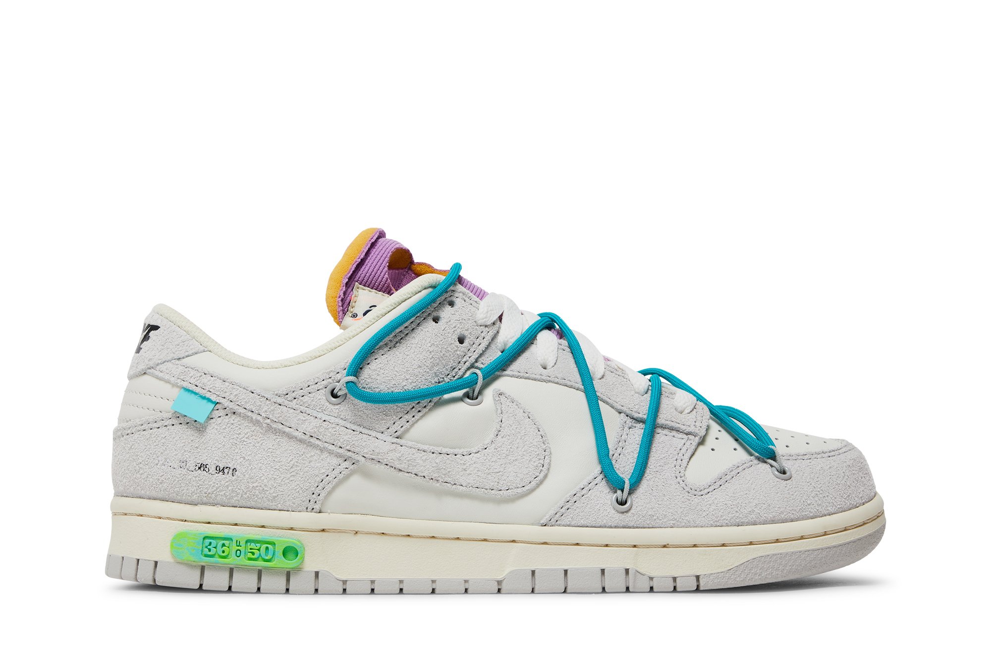 Nike Dunk Low Off-White Lot 36 – Kohlrabis 195240903324