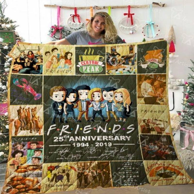 A BC-Limited Edition ! Friends Quilt Blanket 25TH Anniversary