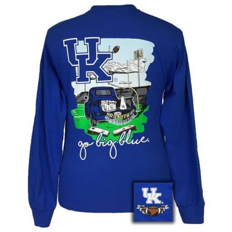 UK Kentucky Wildcats Tailgates & Touchdowns Party Long Sleeve T-Shirt