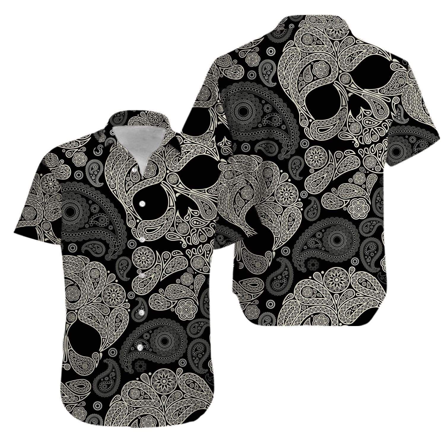 Get Now Skull Mandala Hawaii Aloha Shirts V Ha10245