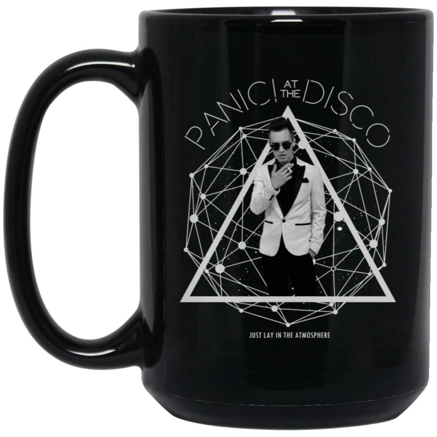 Panic At The Disco just lay in the atmosphere Big Black Mug