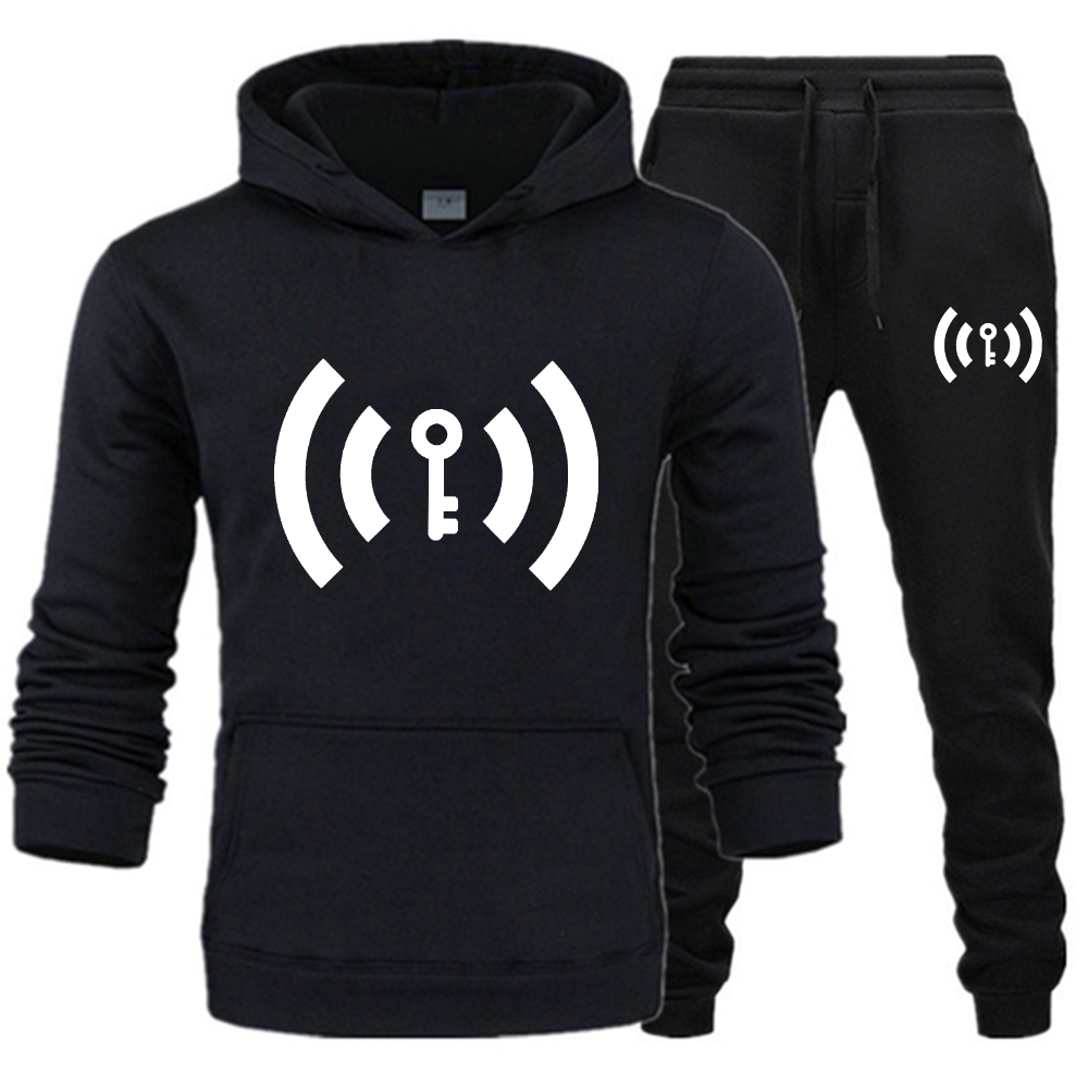 2022 Fashion Lover Couple Sportwear Set Spring Autumn Winter Hooded 2PCS Set Hoodie and Pants Plus Size Hoodies Women Clothes alx